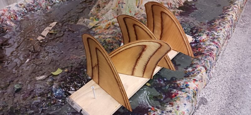 WOOD FIN | Yamamoto surf board factory